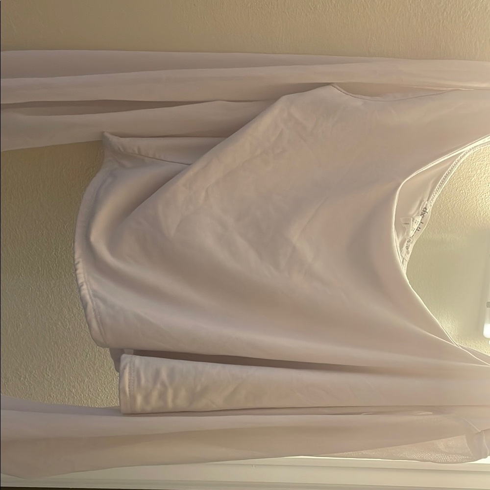 Elegant Cream Long Sleeve Top